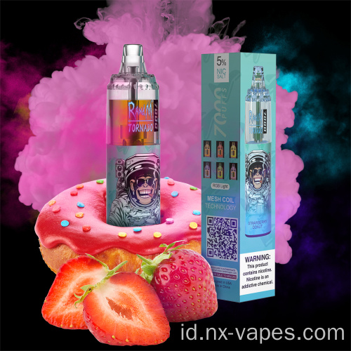 Randm tornado 7000puffs asli